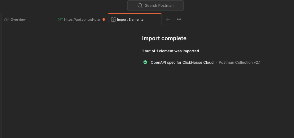 Импортируйте свой API