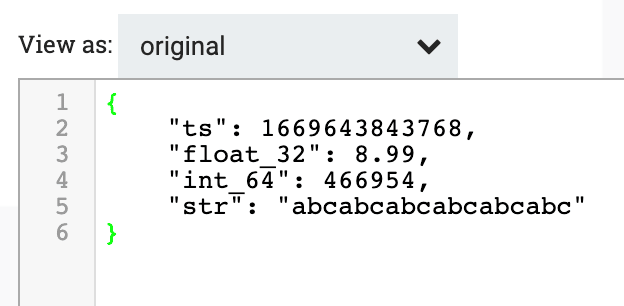 単一レコードを示す MergeRecord processor の input